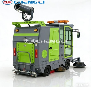 เครื่องกวาดถนนแบบ 5 แปรง รุ่น Clw ขายส่ง เครื่องกวาดถนนไฟฟ้า รถขนาดเล็ก - Product Image 5