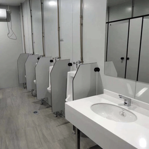 फैक्टरी मूल्य आउटडोर मोबाइल कंटेनर सार्वजनिक शौचालय पोर्टेबल 20ft 40ft कंटेनर शौचालय के लिए बिक्री - Product Image 2