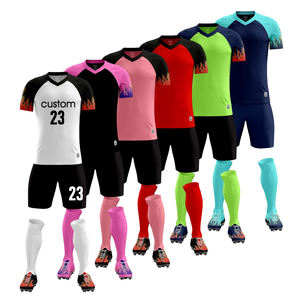 Бесплатная доставка, одежда для футбола, комплект из Джерси, Футбольная майка - Product Image 2