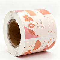 Etiquetas Adhesivas Personalizadas para Cosméticos Botánicos, Línea Dorada, Embalaje para Botellas y Cajas, Etiquetas en Rollo Mate, Suministro de Fábrica OEM ODM
