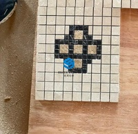 Carreaux de luxe en forme de triangle pour cuisine et salle de bain, mosaïque murale en métal, marbre et pierre, carreaux de sol