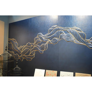 Lüks özel ev duvar dekoru iç kaplama PVC oturma odası TV arka plan yatak kabartmalı 3D sanat duvar panosu panelleri - Product Image 6