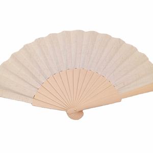 Listo para enviar, venta al por mayor, ventilador de mano para mujer, ventilador de tela de madera Natural, ventilador de mano para fiesta Rave para mujer - Product Image 6