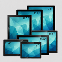 Écran tactile multipoint PCAP pour ordinateur, panneau tactile commercial LCD pour ordinateur de bureau et intégré