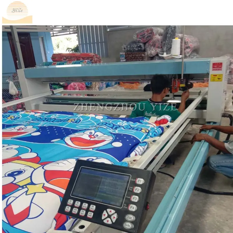 Industri Otomatis Zhengbu Kepala Jarum Tunggal Mesin Jahit Quilting Comforter Mesin Pembuat Quilting Harga