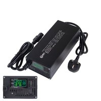 Chargeur de batterie au lithium LifePO4 72V 87.6V 2-20A réglable pour scooter, vélo électrique, voiture 24S