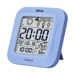 Termómetro Higrómetro Xinjia <span class=keywords><strong>con</strong></span> Calendario, Pronóstico del Tiempo y Control por Voz - Product Image 4