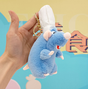 Mặt dây chuyền thú bông Ratatouille, móc khóa hình chuột dễ thương, đồ trang trí ba lô, ô tô - Product Image 3