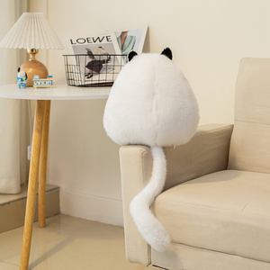 ตุ๊กตา<span class=keywords><strong>แมว</strong></span><span class=keywords><strong>เปอร์เซีย</strong></span>สีขาวแสนน่ารัก ของเล่นแมวตุ๊กตาขนนุ่ม หมอนกอดนุ่มๆ ตกแต่งบ้าน - Product Image 3