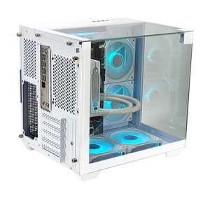 Pcooling M-Atx <span class=keywords><strong>Pc</strong></span> Case con vidrio templado <span class=keywords><strong>Gaming</strong></span> Case Escritorio Gabinete blanco <span class=keywords><strong>Pc</strong></span> Tower <span class=keywords><strong>Computer</strong></span> Casting - Product Image 4