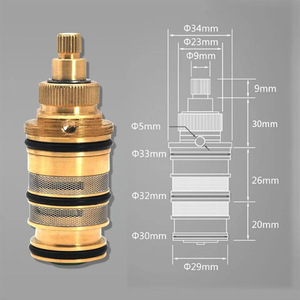 Cartouche de robinet de douche thermostatique Fola Copper 90°C, installation facile - Product Image 3