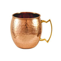 Chope à bière en cuivre artisanale de luxe, design moderne, style vintage, écologique, taille personnalisée, fabricant et exportateur pour les fêtes