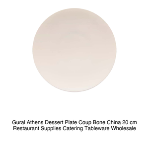 Plato de Postre de Porcelana China Athens, 20 cm, Coup Gural -6- 14601 - Product Image 2