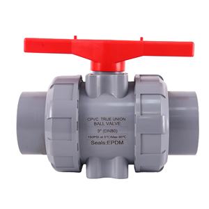 Cpvc <strong>Ball</strong> <strong>Valve</strong> High Quality True Union <strong>Ball</strong> <strong>Valves</strong> Double Union Plastic <strong>Ball</strong> <strong>Valve</strong> For Water Supply - Product Image 3