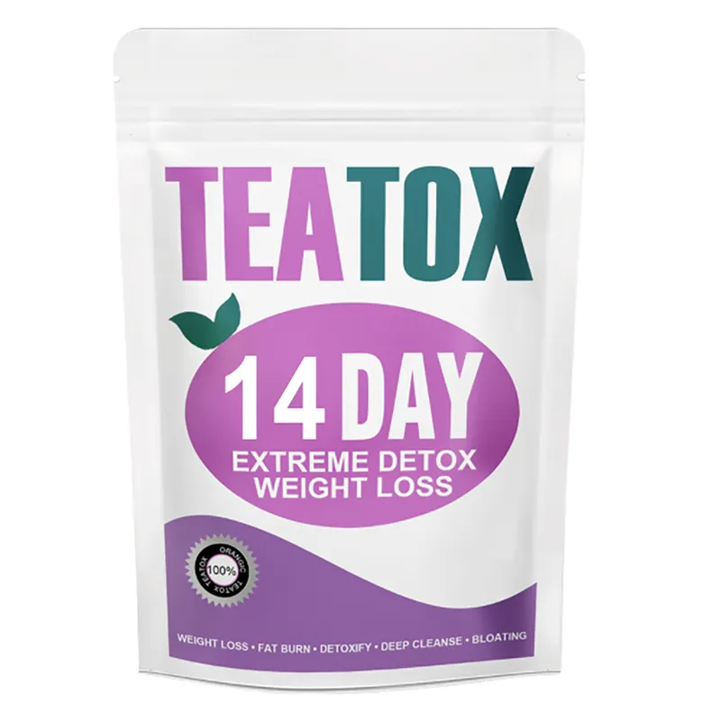 Factory Custom 14 giorni detox flat tummy tea di perdita di peso dimagrante dieta tisana