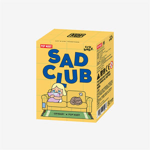 POP MART Crybaby Sad <span class=keywords><strong>Club</strong></span> Series Scene Sets Boîte aveugle Figurines Conception aléatoire Jouets mystères pour la décoration intérieure de la maison moderne - Product Image 1