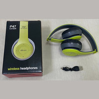 Casque sans fil Bluetooth P47, écouteurs multipoint sans fil, écouteurs de jeu Type-C pour PC