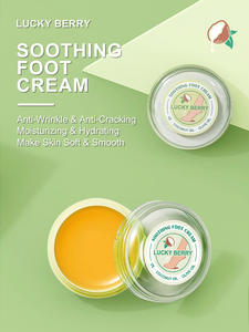 Crème pour les pieds parfumée aux fruits personnalisée OEM, noix <span class=keywords><strong>de</strong></span> coco et mangue, hydratante, réparation en profondeur pour les talons secs et gercés, avec emballage complet en anglais - Product Image 4