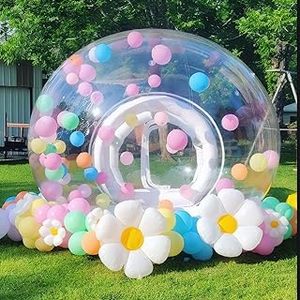 Carpa Domo Inflable |   Tienda de Campañ<span class=keywords><strong>a</strong></span> Impermeable de PVC Transparente para Exteriores, Tamaño Personalizable, Inflado con Alimentación USB/DC - Product Image 4