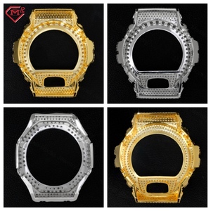 Boîtier de montre Moissanite DW6900 GA2100, Lunette et Cadran VVS Iced Out, Bijoux Hip Hop, Accessoires de montre Moissanite - Product Image 4