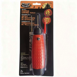 Kit Complet de Sculpture de <span class=keywords><strong>Citrouille</strong></span> Ultime – 11 Outils, Gabarits et Cuillère pour un Artisanat d'Halloween Facile - Product Image 5