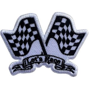 แพทช์ปักลาย Let's Race Patch 3 สำหรับรีดติดกระเป๋า เสื้อผ้า หมวก กางเกงยีนส์ - Product Image 1