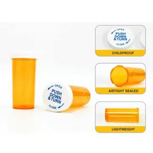 ขวดพลาสติกเปล่าสำหรับยาเม็ดขนาด 30 ดราม พร้อมฝาปิดแบบป้องกันเด็ก - Product Image 4