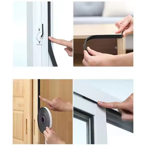 Высокоплотный самоклеящийся звукоизоляционный высокотемпературный Двухсторонний черный белый ЭВА-пенопластовый Скотч для дверного окна автомобиля - Product Image 6