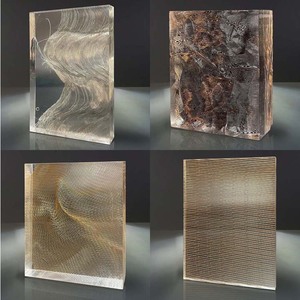 Rõ ràng Acrylic phân vùng tường bảng điều khiển trong nhà trang trí nội thất nhẹ phòng chia mô hình rãnh bảng tường bảng - Product Image 5