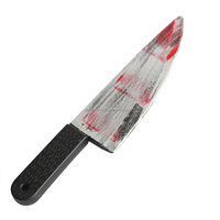 Machette d'Halloween, machette sanglante, accessoire de machette, faux couteau sanglant, jouet d'Halloween, accessoires de farce réalistes