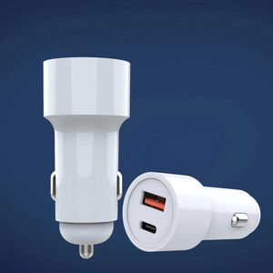 Ventes directes d'<span class=keywords><strong>usine</strong></span> de haute qualité charge rapide USB type C 2 prot QC3.0 38W chargeur de voiture chargeur usb oem pour iPhone samsung Andro - Product Image 1