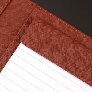 PU Leather A4 <strong>File</strong> <strong>Folder</strong> Document <strong>Holder</strong> For Conference Meeting With Magnet Clip Custom Embossed Logo With Notebook Bag