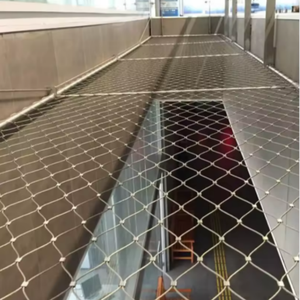 Redes de Seguridad de Acero Inoxidable Tejidas Anticaídas de Gran Altura se Utilizan para Proteger Balcones de Altura - Product Image 3
