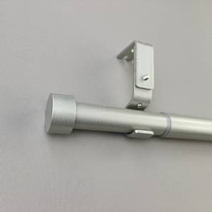 Barra de Cortina Extensible de Acero Moderna <span class=keywords><strong>SWEETHOME</strong></span>, Plateada, Duradera, 1 Pulgada (25 mm) de Diámetro, Longitud Ajustable y Personalizable, Fácil de Montar - Product Image 2