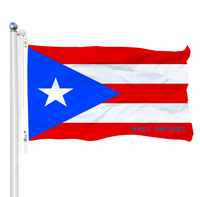 Drapeau de Pohnpei 3x5, drapeau durable pour équipe sportive, bannière décorative murale intérieure, drapeau pour chambre, compatible avec les mât de drapeau pour l'extérieur de la maison