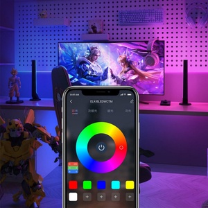 ไฟ RGB Smart Light Bar 2 ชิ้น ควบคุมเสียงเพลง สร้างบรรยากาศ โคมไฟ LED 5V BT ไร้สาย สำหรับเดสก์ท็อปและเกมมิ่ง - Product Image 2