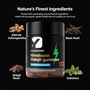 Hot Selling Shilajit Gummies Enhance Strength Muscle Recovery Reduce Fatigue Improve Overall Health Ashwagandha Supplement - Product Image 4