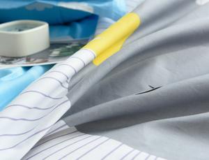 % 100% pamuk çevre dostu tek <span class=keywords><strong>2</strong></span> adet 3 adet karikatür aslan baskılı yatak seti yorgan yatak örtüsü seti çocuk için - Product Image 5