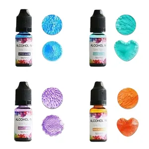 Factory OEM ODM Metallic Alcohol Ink Set Metallic Alcohol Pigment Resin Dye Concentrated Extreme Inks Acrylic Pouring Paint