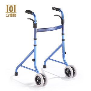 Lide Stable Walking Aid 9148 <b>Walker</b> With Wheels Adjustable Height Foldable <b>For</b> Elderly Rehabilitation Assistance - Product Image 5