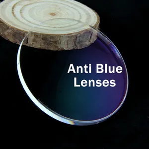 Vente en gros de lentilles optiques bleues de meilleure qualité 1.56 1.61 1.67 1.74 pour les yeux lentilles ophtalmiques lentilles pour les yeux