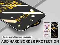 Meetlucky Super X 300CC verre antistatique pour iphone 15 Pro Max protecteur d'écran verre trempé pour téléphone Android pas cher