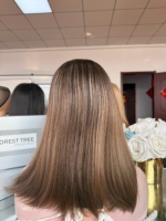 Perruque en cheveux humains casher SHY, Lace Front, Cheveux Remy, Couleur Brun Naturel, Nœuds Doux, Aspect Naturel, Sur Mesure pour Boutiques de Perruques
