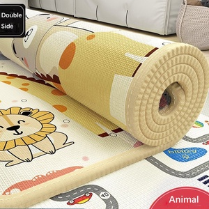 Tapis <span class=keywords><strong>de</strong></span> jeu en mousse XPE écologique, souple, imperméable, 2 cm, certifié sécurité, antidérapant, pour bébé, jeux en plein air, camping - Product Image 4