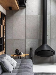 Panneaux en fibro-<span class=keywords><strong>ciment</strong></span> modernes perforés de 5 mm et 8 mm, résistants à l'humidité, sans amiante, ignifuges, pour façade de bâtiment décorative extérieure - Product Image 2