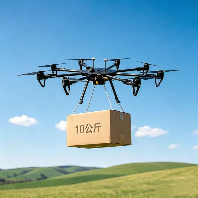 Factory Direct 8Rotor Drone 8KG Lifting Force 5W Image Transmission High Altitude Stable Flight Logistics Delivery Drone