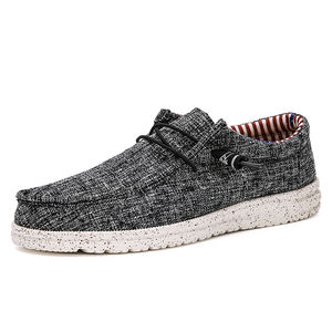 Classique dernière mode de luxe personnalisée toile personnalisée rétro moderne Sport nœud papillon paresseux tricot <span class=keywords><strong>bateau</strong></span> plat hommes femmes mocassins chaussures - Product Image 1