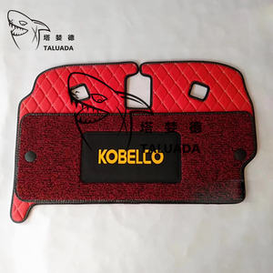 TALUADA <span class=keywords><strong>Kobelco</strong></span> Tapis de sol en caoutchouc pour pieds en cuir SK60SR SK75SR SK135SR SK200SR Tapis de cabine pour tapis de cabine - Product Image 1