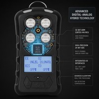 Détecteur de gaz multi-fonctions portable HIREP 4-en-1 (CO2, O2, LEL, NH3) avec analyseur ATEX IP65 pour brasseries, vignobles et sécurité industrielle