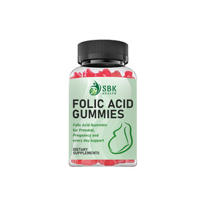 Gummies d'acide folique en gros pour le soutien immunitaire et la santé cellulaire – 60 gummies, 1 mois d'approvisionnement - Product Image 1